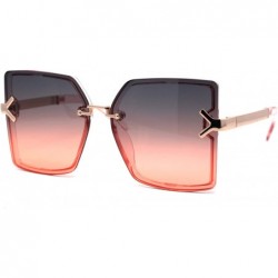 Butterfly Womens 90s Elegant Chic Fashion Mod Minimal Fashion Sunglasses - Gold Black Pink - CO195SGTC8E $24.03