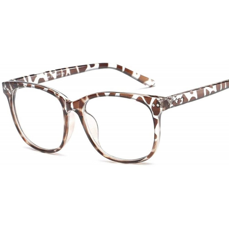Aviator Sun Glasses Fashion Personality Cat's Eye Outdoor Leisure Clear Lens Plain 2 - 3 - CW18YLZG4ZZ $9.76