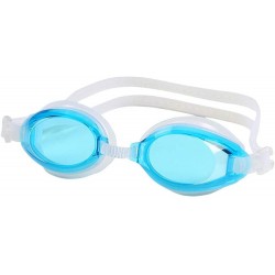 Goggle Youth Children Goggles Waterproof Anti-Fog Hd Goggles Adult Silicone - Lake Blue - CR18YYY9M6E $44.41