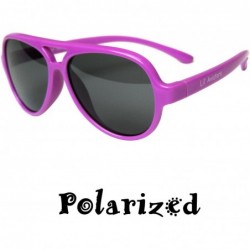 Aviator Top Flyer - Toddler's First Sunglasses for Ages 2-4 Years - Fuchsia - CZ186R27AA8 $11.69