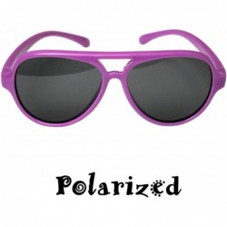 Aviator Top Flyer - Toddler's First Sunglasses for Ages 2-4 Years - Fuchsia - CZ186R27AA8 $11.69