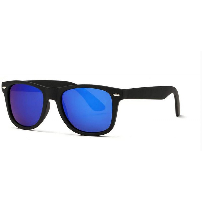 Square Polarized Men's Sunglasses Unisex Style Metal Hinges Polaroid Lens Top Quality Oculos De Sol - No2 - CI197Y6THWE $62.03