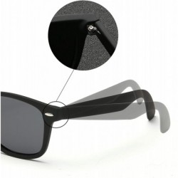 Square Polarized Men's Sunglasses Unisex Style Metal Hinges Polaroid Lens Top Quality Oculos De Sol - No2 - CI197Y6THWE $62.03