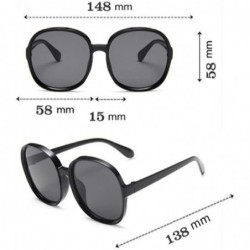 Oversized Retro Round Sunglasses Ladies Vintage Oversized Ladies Glasses Sunglasses Ladies - CP198QKLZ0G $25.55