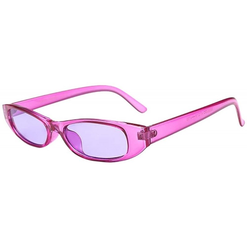 Oval Vintage Unisex Sunglasses Eyeglass - J - CT18N0CQ2D4 $9.90