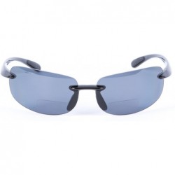 Sport Polarized Bifocal Sunglasses Polycarbonate Magnifier - Black - CH18CCU4Q6G $49.08