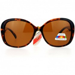 Oversized Antiglare Polarized Lens Oversize Butterfly Womens Sunglasses - Tortoise - CX12F1QGET5 $13.25