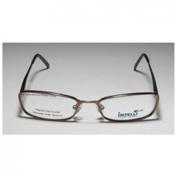 Rimless 733 Mens/Womens Designer Full-rim Sunglass Lens Clip-Ons Flexible Hinges Eyeglasses/Spectacles - Mocha / Green - C312...
