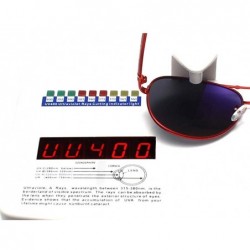Aviator Sunglasses Men Polarized Fashion Classic Pilot Sun Glasses Y7005 C1BOX - Y7005 C2box - CF18XDWNDWY $18.33