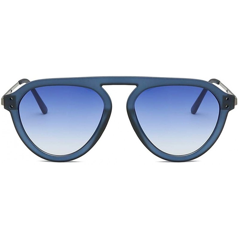 Semi-rimless Women's Fashion Big Width Sunglasses Ladies Integrated Sexy Vintage Glasses Ultra-Light Sun Glasses - C - CX196I...