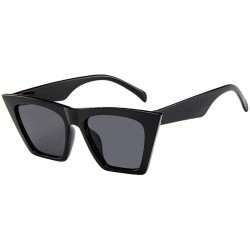 Goggle Unisex Round Frame Sunglasses-Vintage Retro Clout Goggles Rapper Oval Shades Glasses - I - C818CXHLZIG $24.26