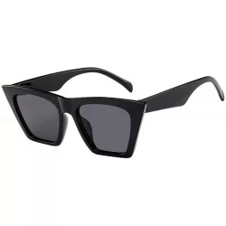 Goggle Unisex Round Frame Sunglasses-Vintage Retro Clout Goggles Rapper Oval Shades Glasses - I - C818CXHLZIG $22.76