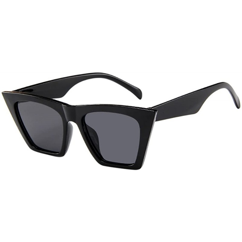 Goggle Unisex Round Frame Sunglasses-Vintage Retro Clout Goggles Rapper Oval Shades Glasses - I - C818CXHLZIG $11.98