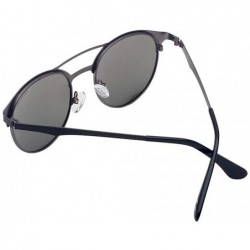 Aviator Unisex Polarized Sunglasses UV400 Protection Designer Sun Glasses for Man/Women - Silver-5 - CT18DZZ68CX $17.04