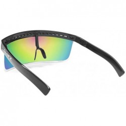 Shield Face Shield Visor - Side and Front Face Coverage - Ideal For Long Term Wear Reusable Sunglasses - CI18QQWYL0K $26.87