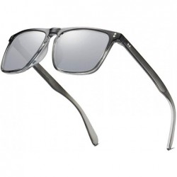 Square 2019 new finished myopia polarized sunglasses fashion bright men's nail sunglasses uv400 - C418ZUDXEE8 $40.27