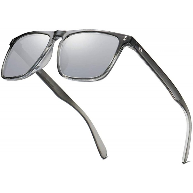Square 2019 new finished myopia polarized sunglasses fashion bright men's nail sunglasses uv400 - C418ZUDXEE8 $17.90