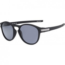 Oval Key Hole Style Oval Premium Nylon Sunglasses 100% UV protection for men and women - Black - C618XWOXHO5 $36.17