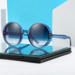 Round Trendy Oversized Round Sunglasses for Women Big Frame Eyewear UV Protection - C1 - CQ190NZO4UY $10.20