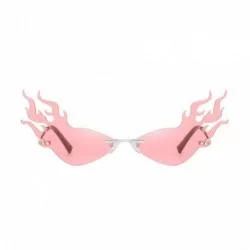 Cat Eye Cute Sexy Cat Eye Sunglasses Women Retro Cateye Sun Glasses Female Vintage Shades for Women by Jushye - Pink - CP198M...