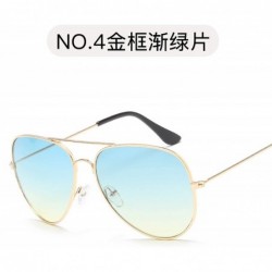 Aviator New Fashion Tinted Color Lens Ladies Round Sunglasses Men Women Retro Yellow Red Vintage Tiny Sun Glasses - 10 - C119...