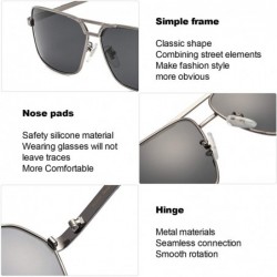 Oversized Men's Night-Vision Glasses for Driving Anti Glare- Rainy Safe Night-Driving Glasses Polarized - CO18K65EQI0 $24.86