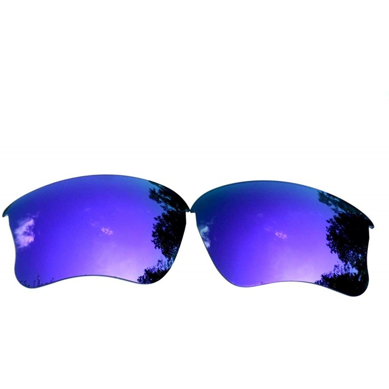 Oversized Replacement Lenses for Oakley Flak Jacket XLJ or Flak Jacket Purple Color Polarized - Purple - CA125ROA5HH $7.29