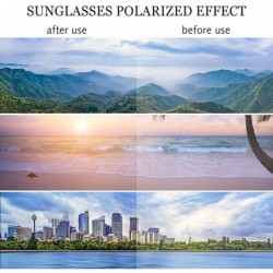 Rectangular Polarized Sunglasses for Men Retro -Polarized Sunglasses for Men Sunglasses Man HKS8011 - C018NI8KT7D $28.70