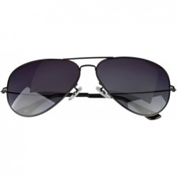 Aviator Polarized Women Men Sunglasses Aviator Metal Frame Classic UV Protection - Blue - CK183QT43C8 $22.88