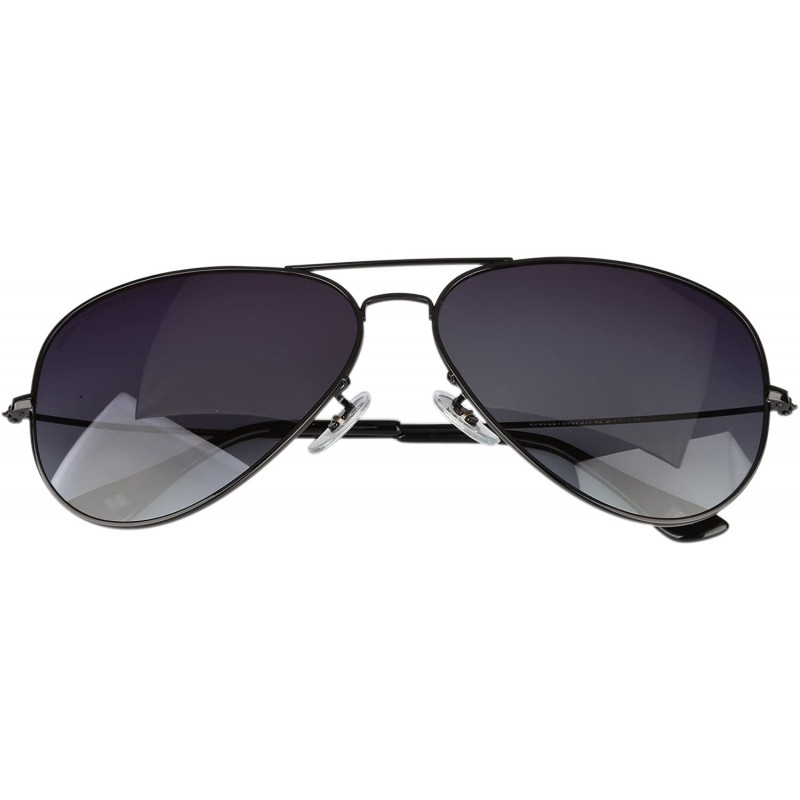 Aviator Polarized Women Men Sunglasses Aviator Metal Frame Classic UV Protection - Blue - CK183QT43C8 $9.03
