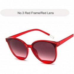 Oval Fashion Sunglasses Women Design Vintage Metal Frame Glasses Classic Mirror Oculos Gafas De Sol Feminino UV400 - CV197A23...