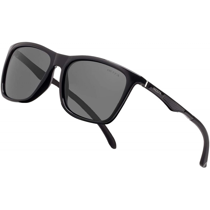 Wayfarer Polarized Sunglasses Aluminum Magnesium Wayfarer - CX189O376CR $17.42