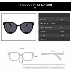 Oval Fashion Sunglasses Women Design Vintage Metal Frame Glasses Classic Mirror Oculos Gafas De Sol Feminino UV400 - CV197A23...