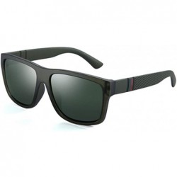 Goggle Retro Polarized Sunglasses Men Driving Shades Vintage Square Sun Glasses Eyeglasses - C05 G15 - CP194OQUNM5 $21.91