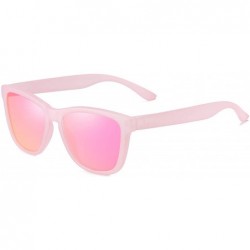 Rimless Polarized Sunglasses for Men Women Retro Classic UV400 Protection Sunglasses - Pink Frames/Pink Lens - CT193YE2UM4 $9.88