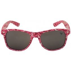 Wayfarer Camo Wayfarer Sunglasses - Hot Pink - CO11K2QUTAT $25.21