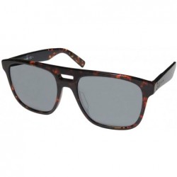 Aviator Ross Mens Aviator Full-rim Mirrored Lenses Sunglasses/Eyewear - Dark Tortoise - CT18CL0U7KW $61.91