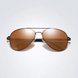 Aviator Polarizing glasses sunglasses men's inner blue-coated polarizing glasses toad glasses - C - CM18QO3W3OC $38.41