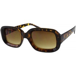 Oval Wiz - Slim Celebrity Oval Recessed Lens Sunglasses - Tortoise - CB18RT6QY2C $11.20