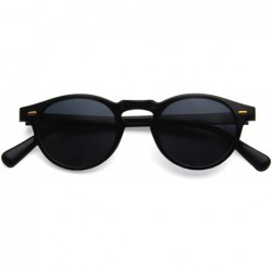 Oval Retro Small Oval Frame Sunglasses Men Women Dark Green Lens Mirror Vintage Leopard Shades Er Sun Glasses - C1198AIO99L $...