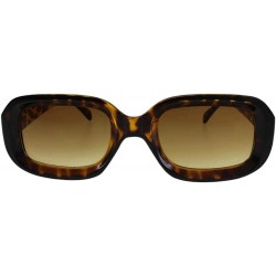 Oval Wiz - Slim Celebrity Oval Recessed Lens Sunglasses - Tortoise - CB18RT6QY2C $11.20