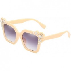 Oversized Sunglasses for Women Oversized Sunglasses Rhinestone Sunglasses Retro Glasses Eyewear Sunglasses for Holiday - CY18...