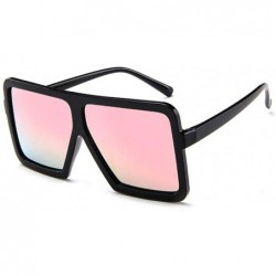 Goggle Women Men Vintage Retro Sun Spectacles Unisex Big Frame Sunglasses Eyewear - Pink - C218UODWOMY $9.02