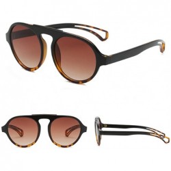 Square Round Oversized Sunglasses for Women Men Flat Top Fashion Shades Plastic Frame UV400 - A - CG18U8YXC9A $11.79