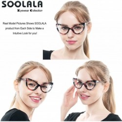 Oversized Womens Oversized Fashion Cat Eye Eyeglasses Frame Large Reading Glasses - Floral - C812NTZX1H7 $9.12