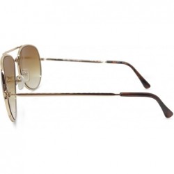 Aviator Fort Lauderdale Retro Aviator Bifocal Sunglasses Set - Gold - CO18UIXMIWM $20.73