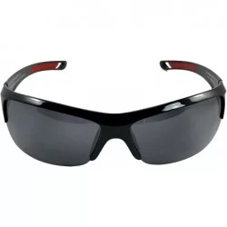 Semi-rimless Lightweight Polarized Sport Sunglasses - Great for driving - Black - C618EX0OHO0 $22.93