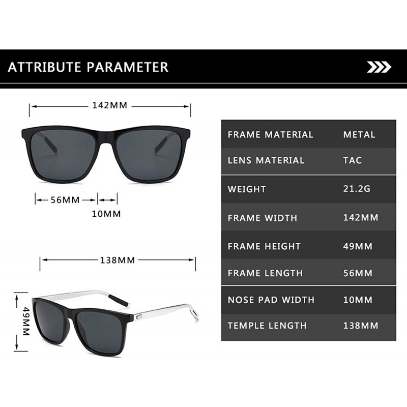 Unisex Retro Aluminum+TR90 Women Sunglasses Men Polarized Lens Vintage ...