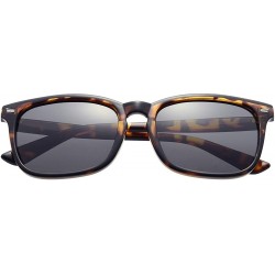 Sport Polarized Sunglasses for Men Women Vintage Square Frame 100% UV Protection Lens - A1 Tortoise/Grey - C41933Z4226 $16.16