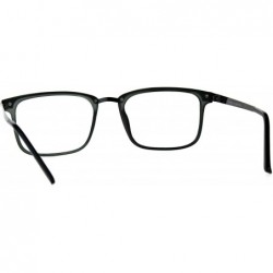 Rectangular Reading Glasses Unisex Magnified Eyeglasses Rectangular Fashion Frame - Grey Gunmetal - C518E7A8OMA $10.53